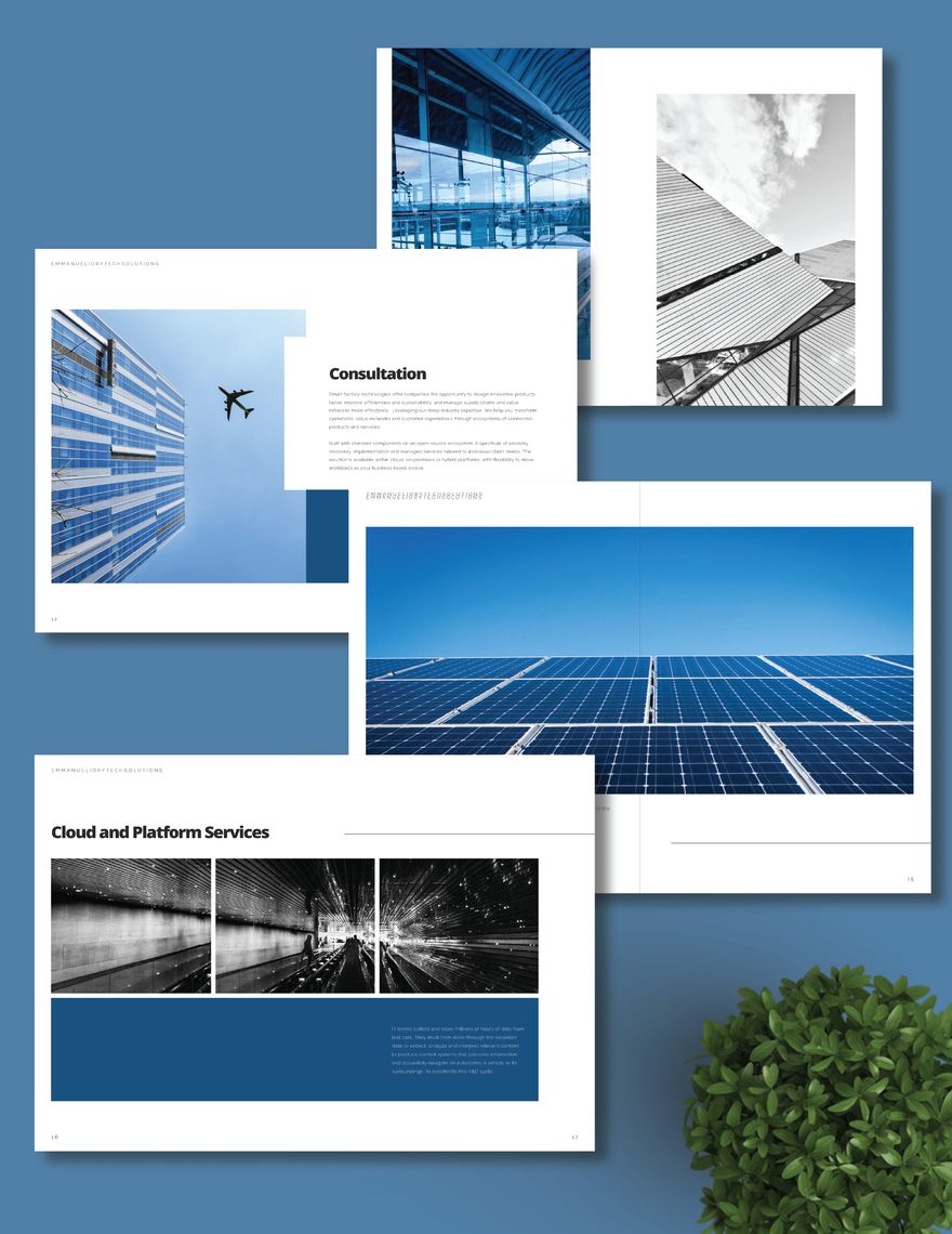 Printable professional portfolio