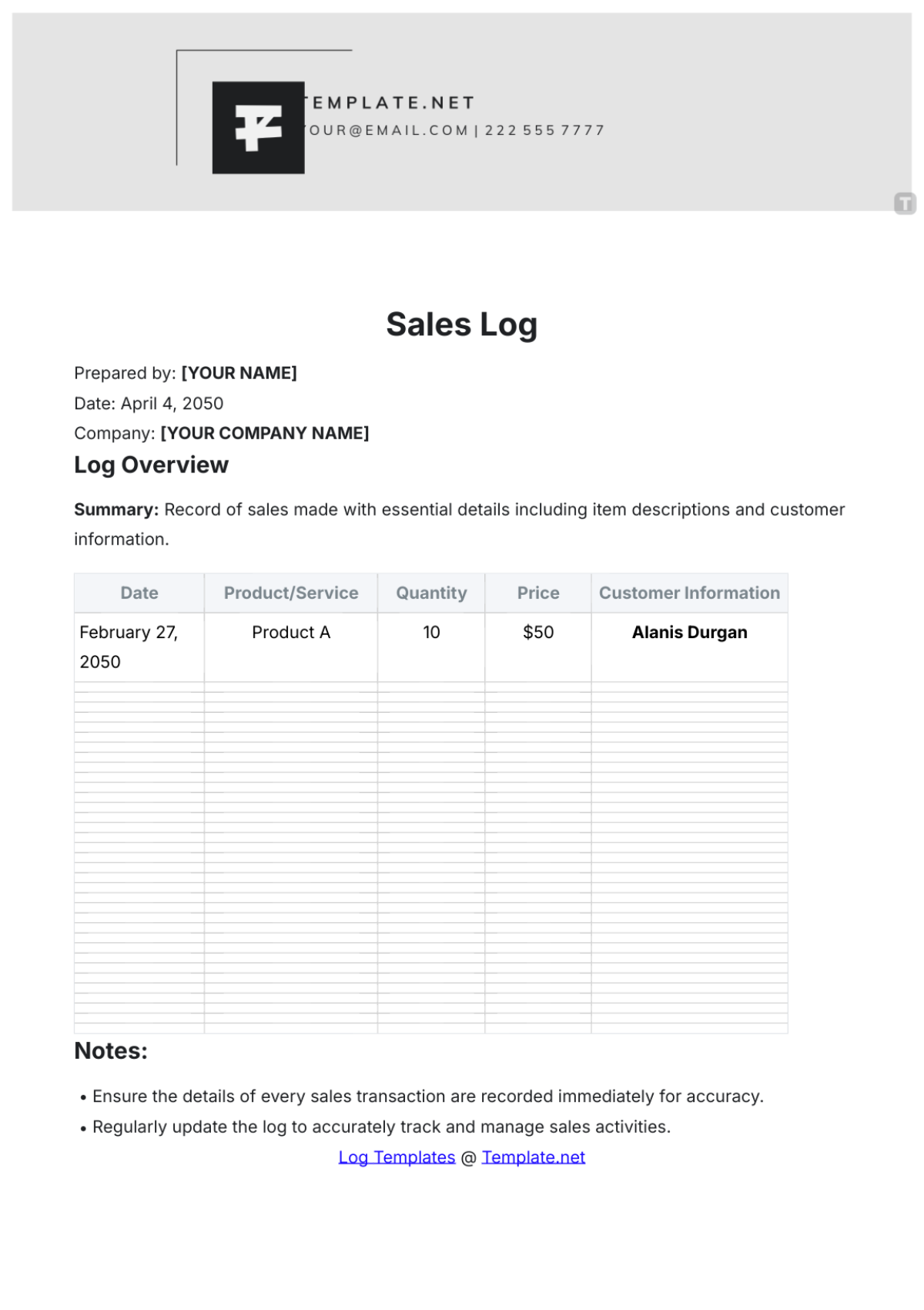 Free Drone Log Book Template - Edit Online & Download | Template.net