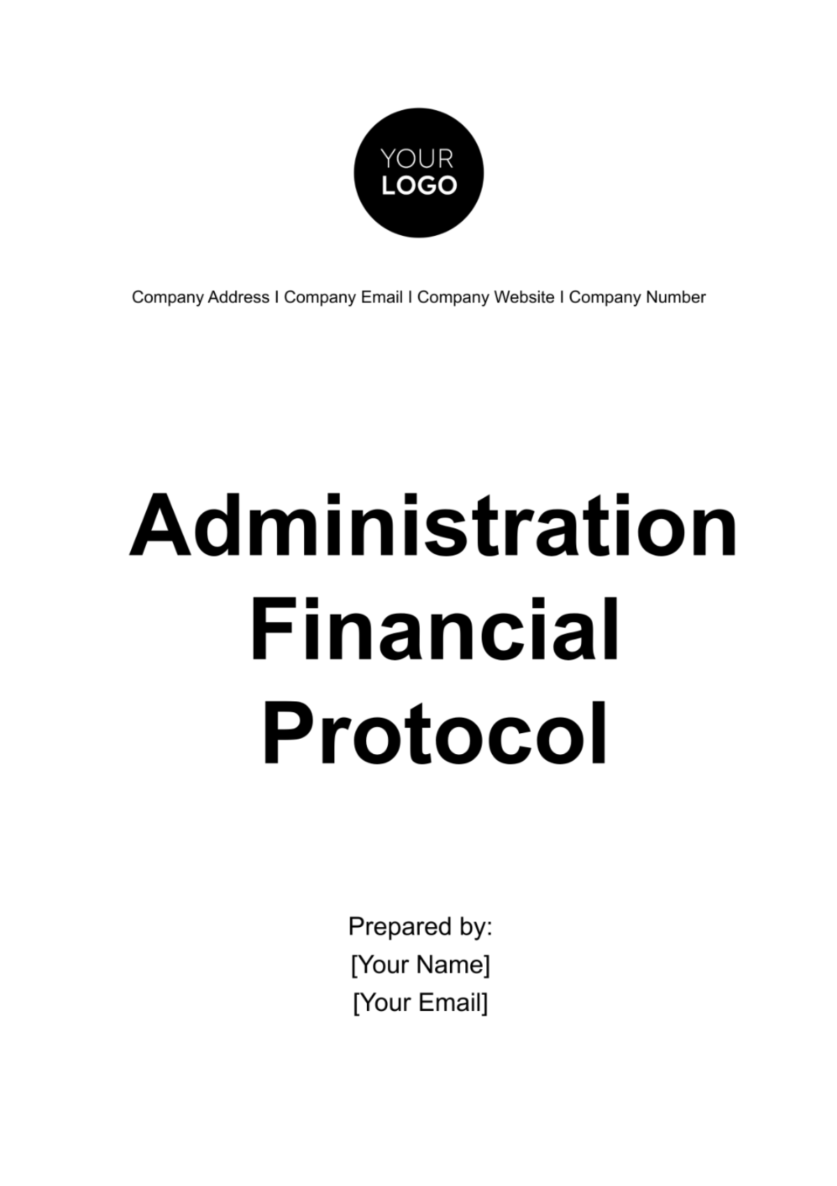 Administration Financial Protocol Template - Edit Online & Download