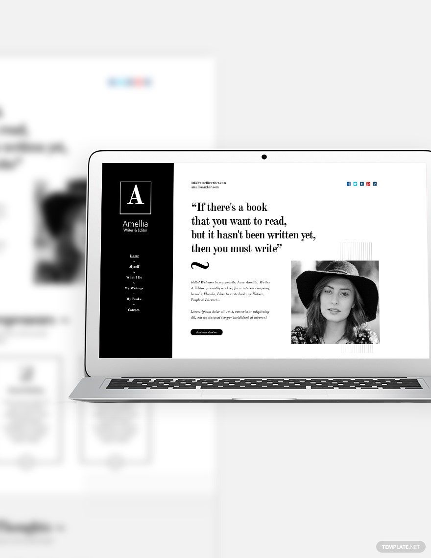 author-writer-bootstrap-landing-page
