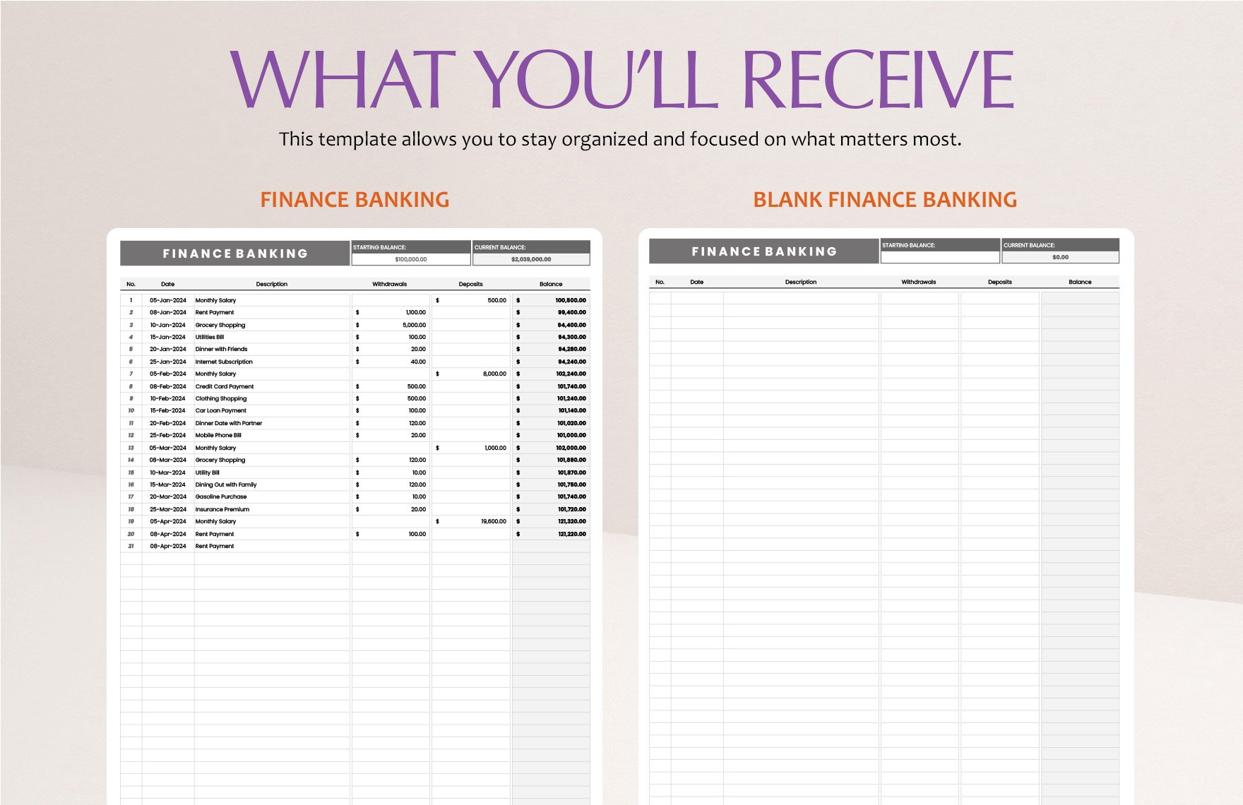 Finance Banking Template