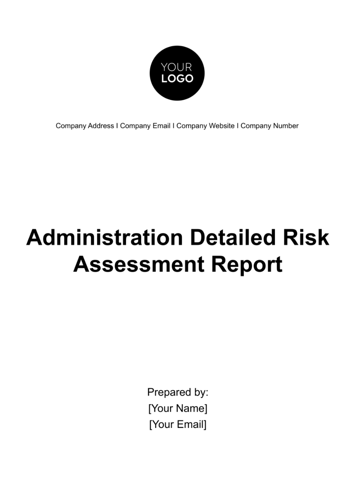 Administration Detailed Risk Assessment Report Template - Edit Online & Download