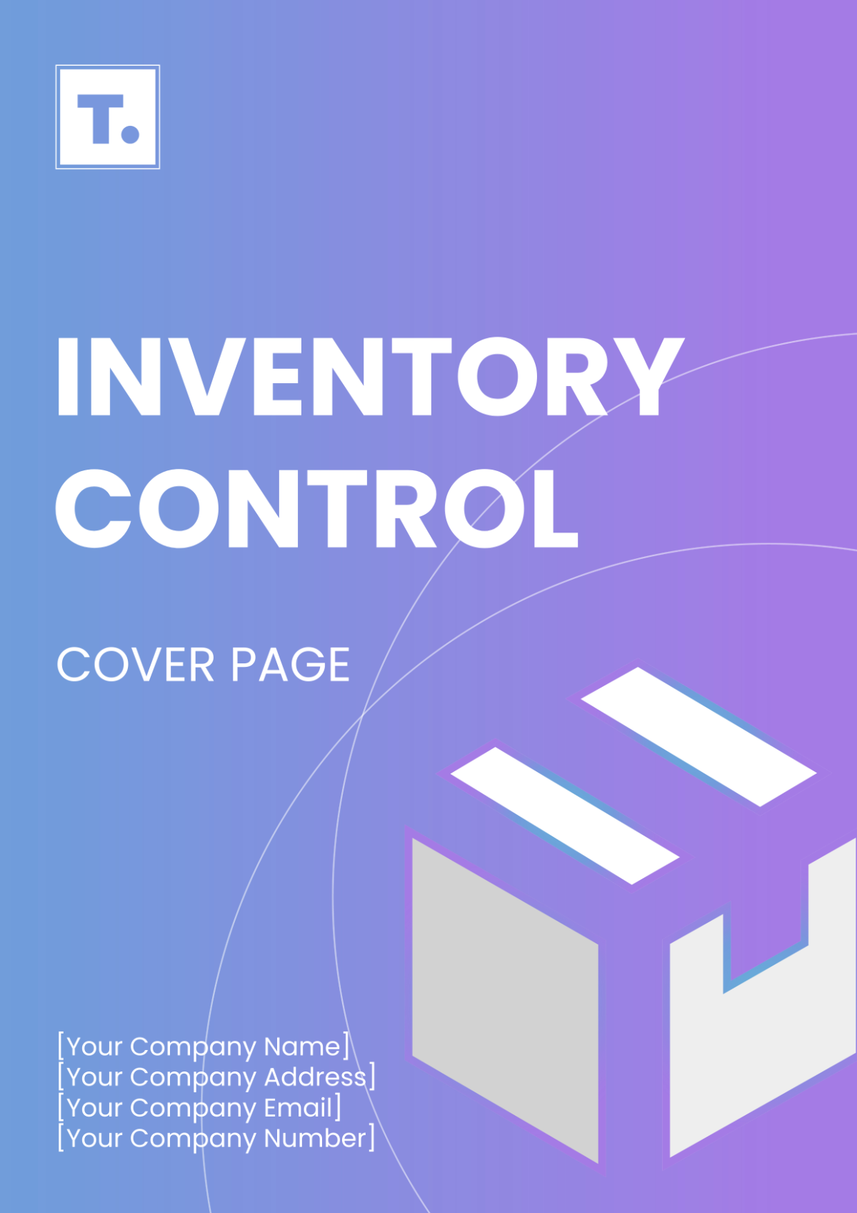 Inventory Control Cover Page