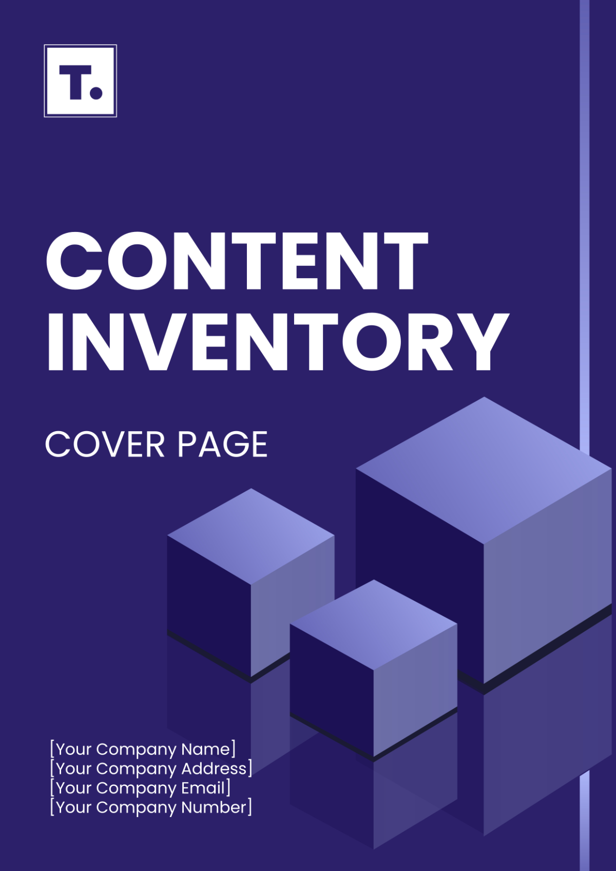 Content Inventory Cover Page