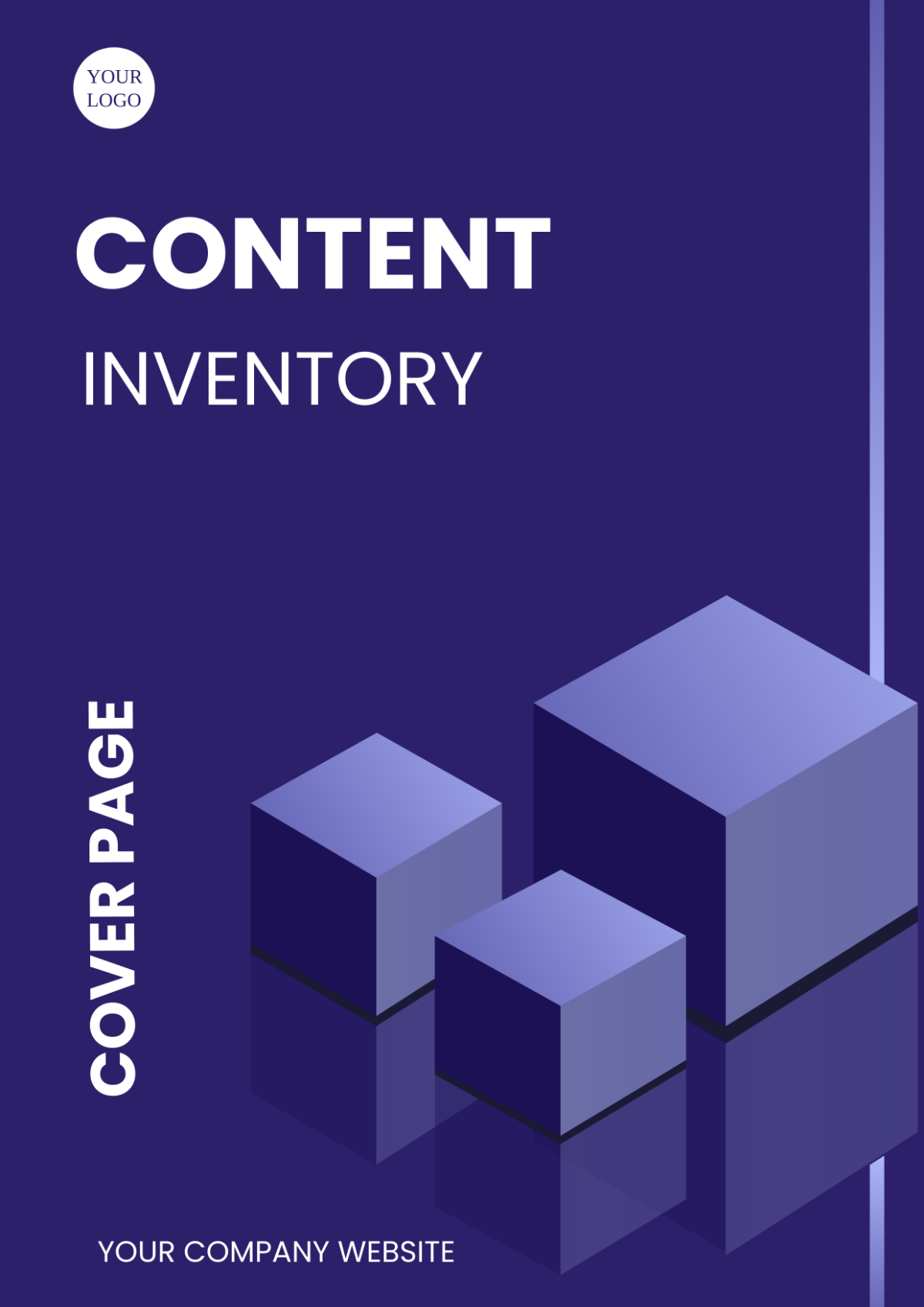 Content Inventory Cover Page Template Edit Online & Download Example
