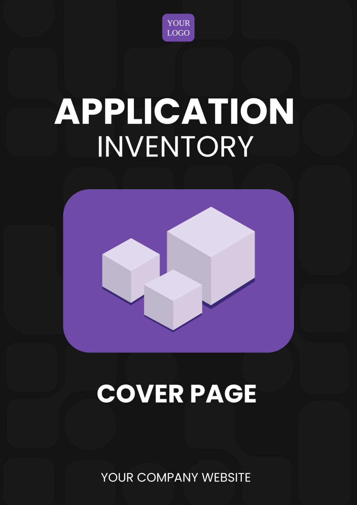 Application Inventory Cover Page Template Edit Online & Download Example