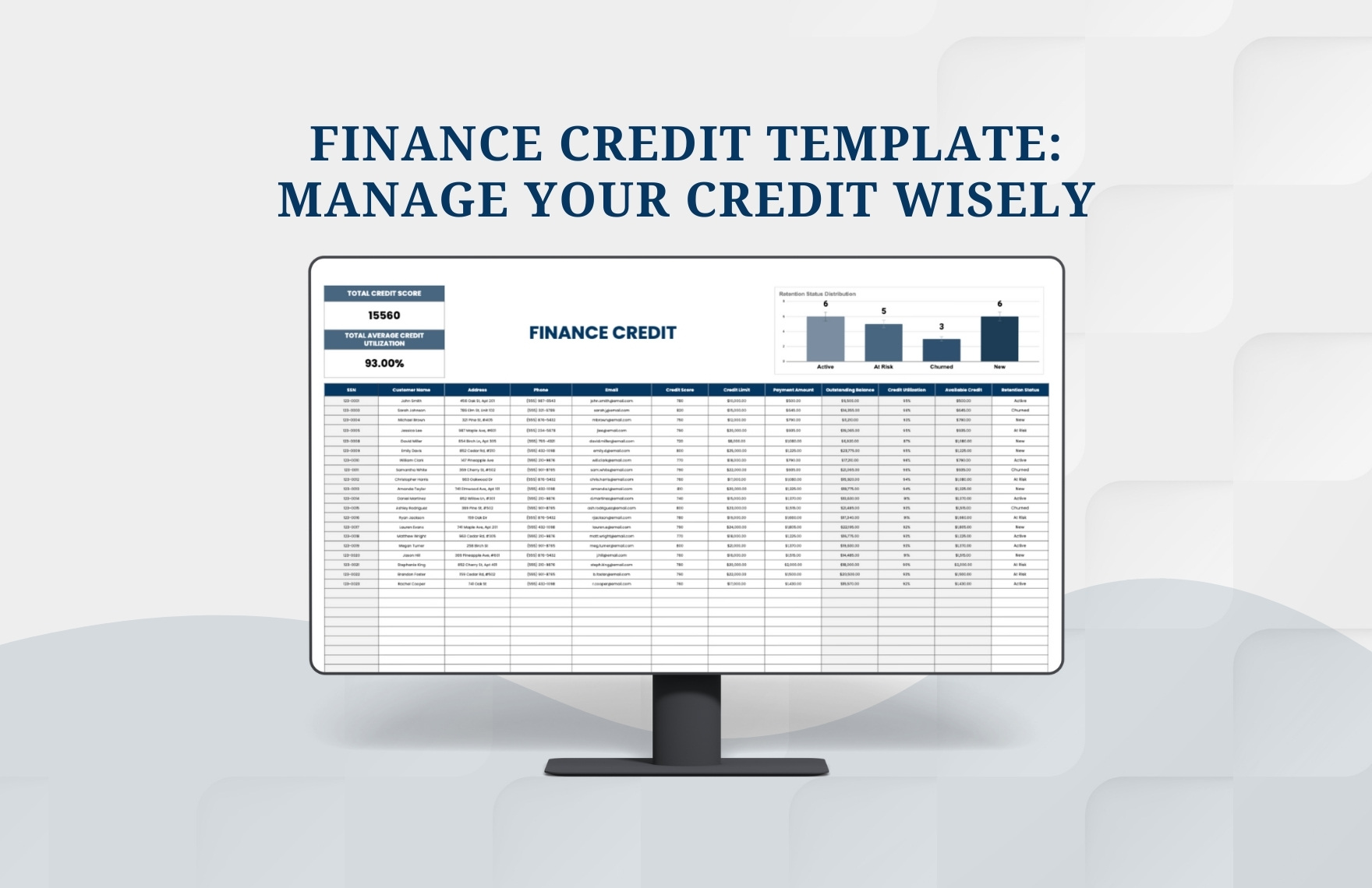 Finance Credit Template