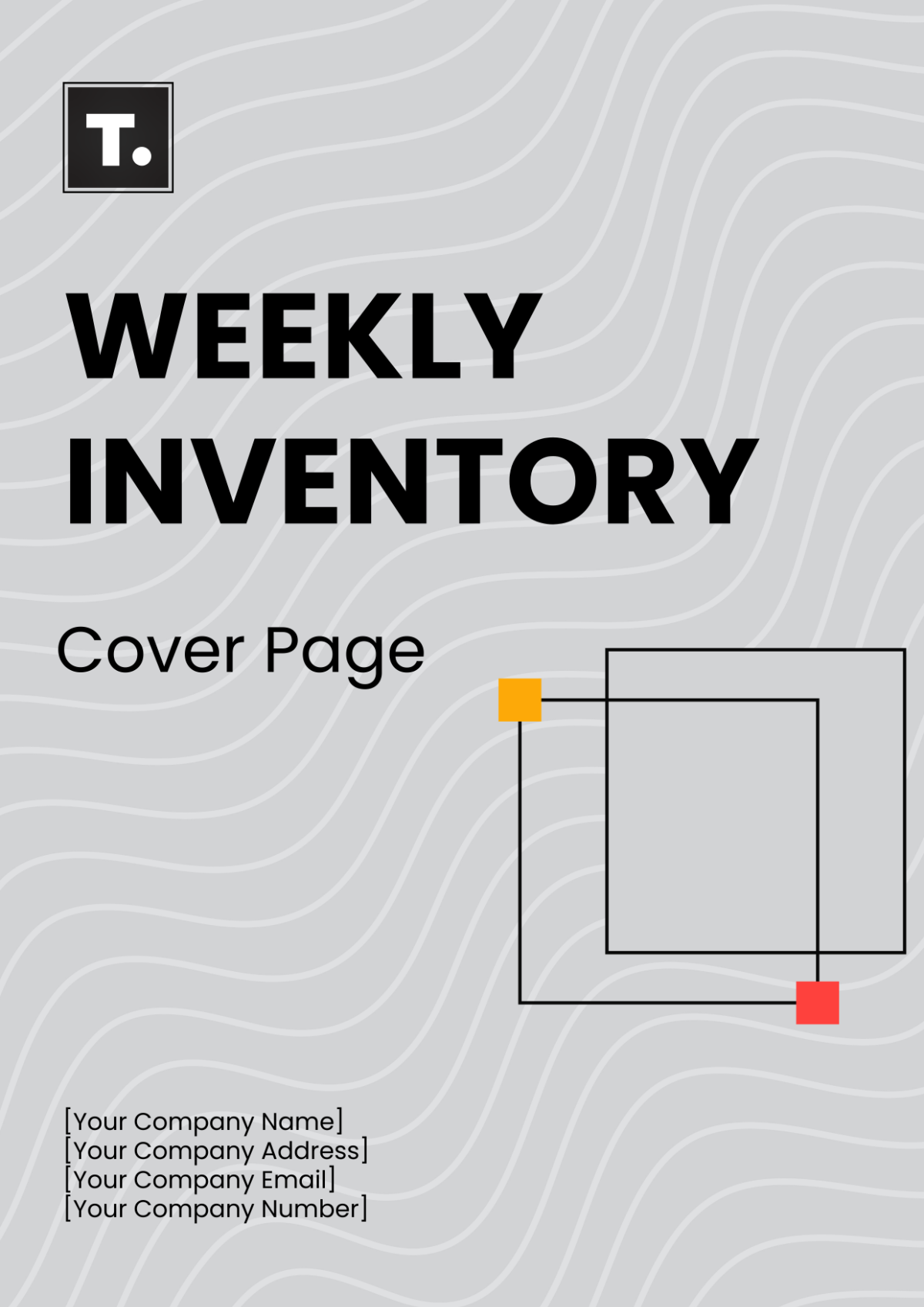 Weekly Inventory Cover Page