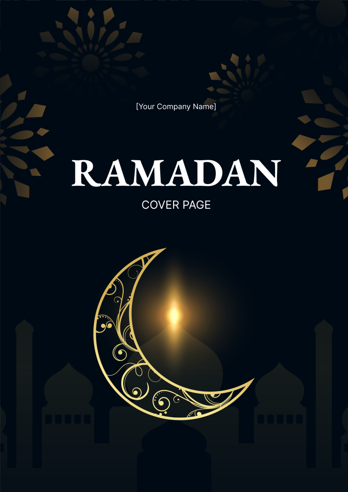 Ramadan Cover Page Template - Edit Online & Download Example | Template.net