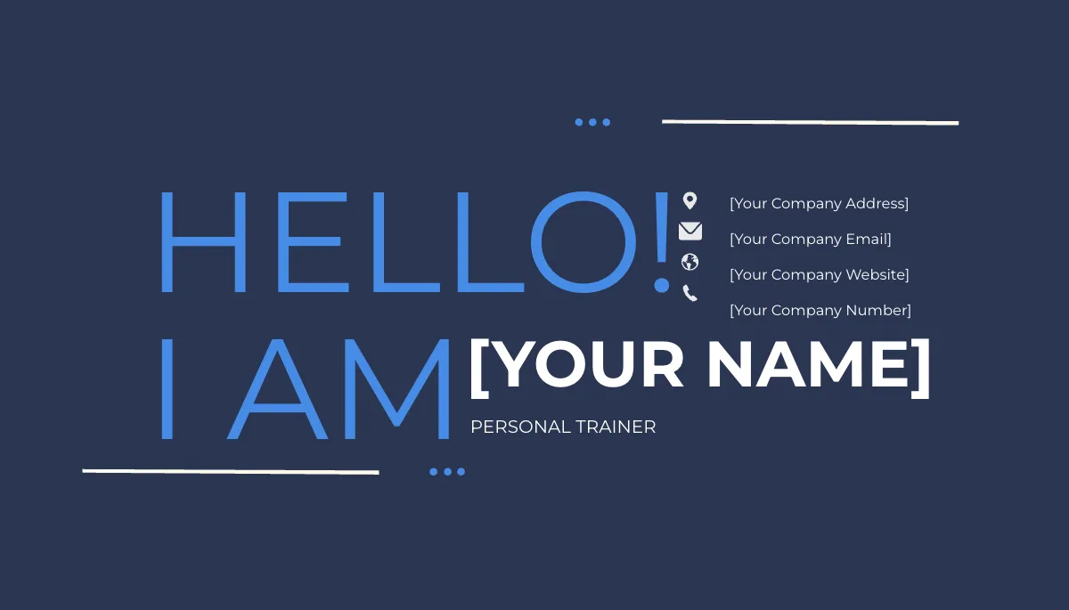 Free Business Continuity Planner Business Card Template to Edit Online