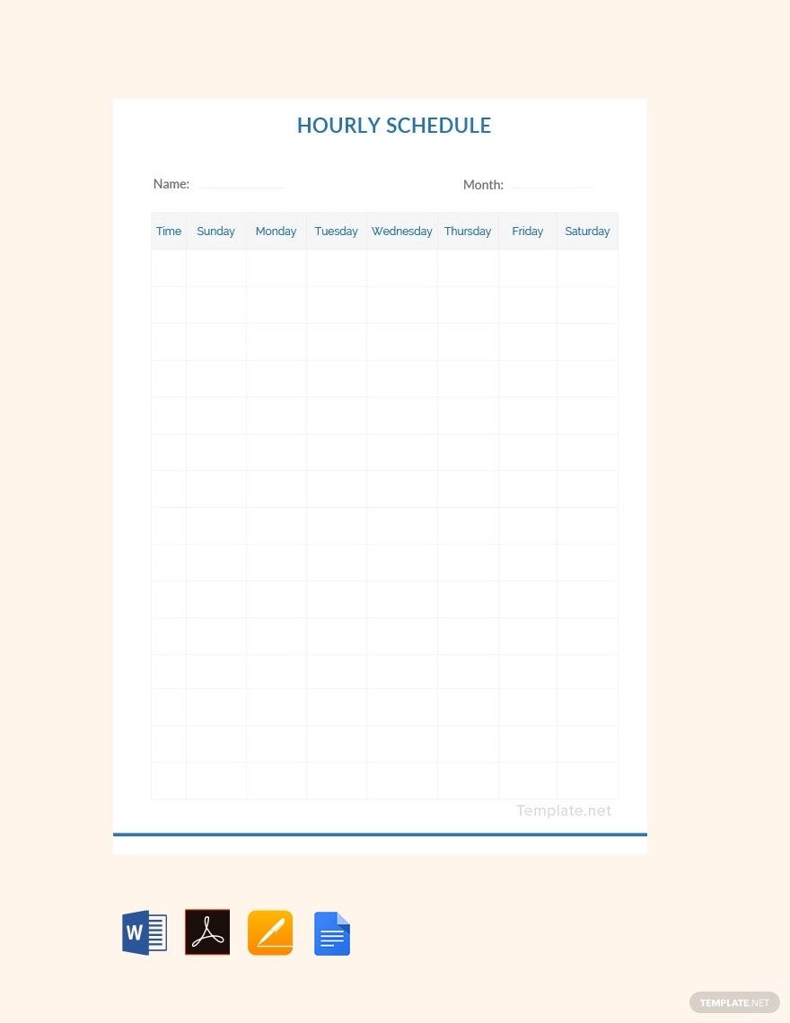 LX series Panel Schedule Template Word Apple Pages PDF Template net