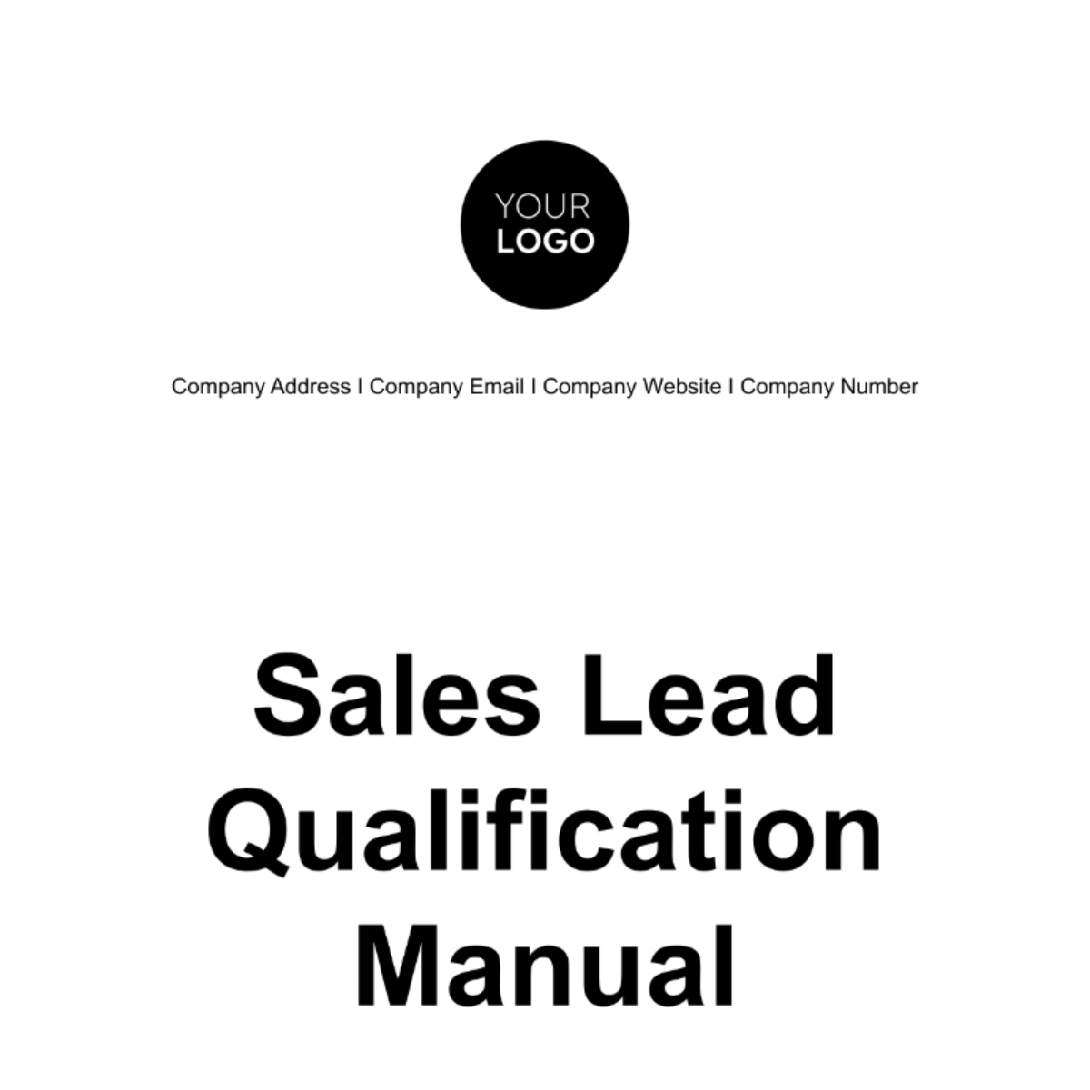 Sales Lead Qualification Manual Template Edit Online & Download
