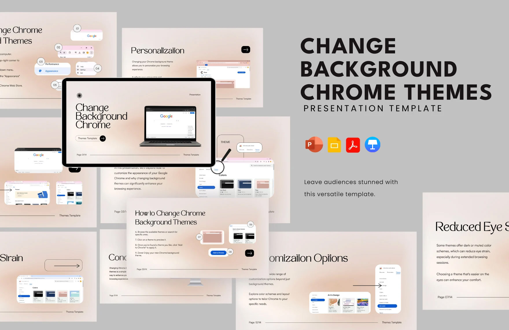 Change Background Chrome Themes Template in PPT, PDF, Google Slides, Apple Keynote - Download | Template.net