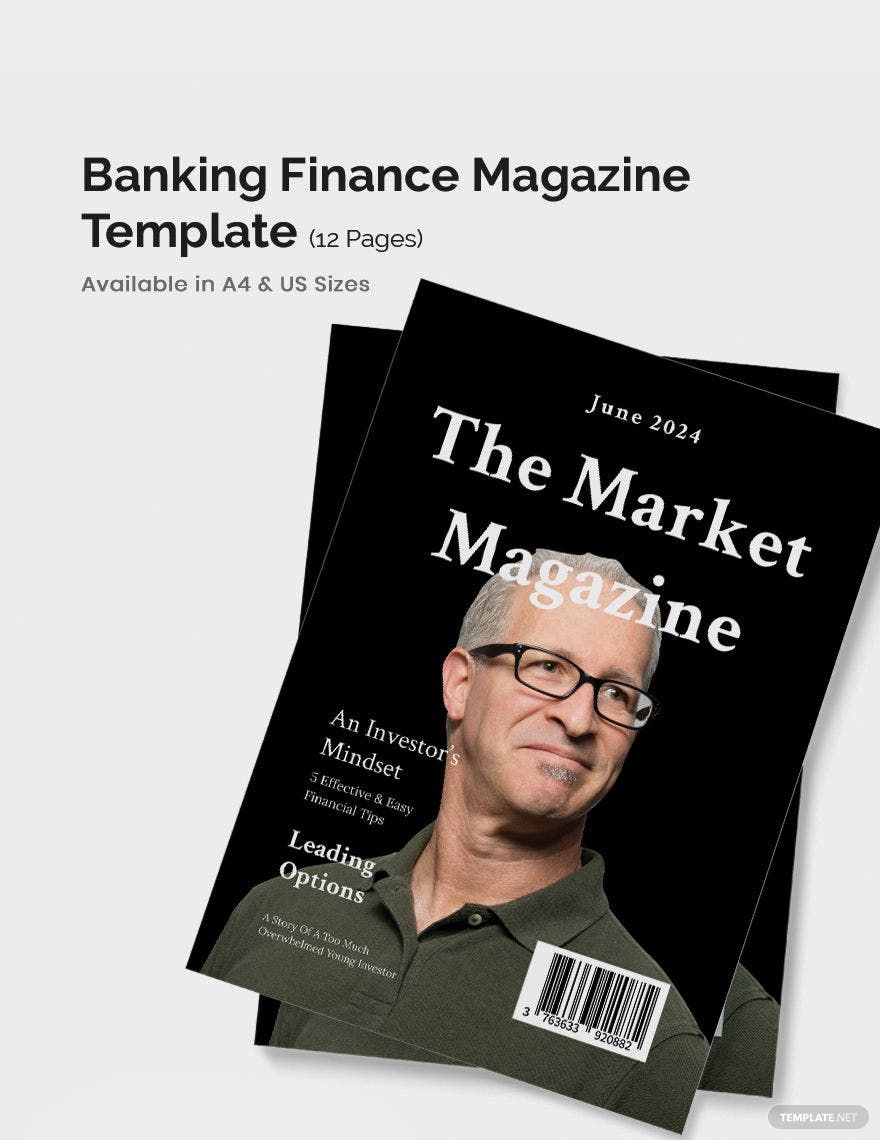 Banking & Finance Magazine Template