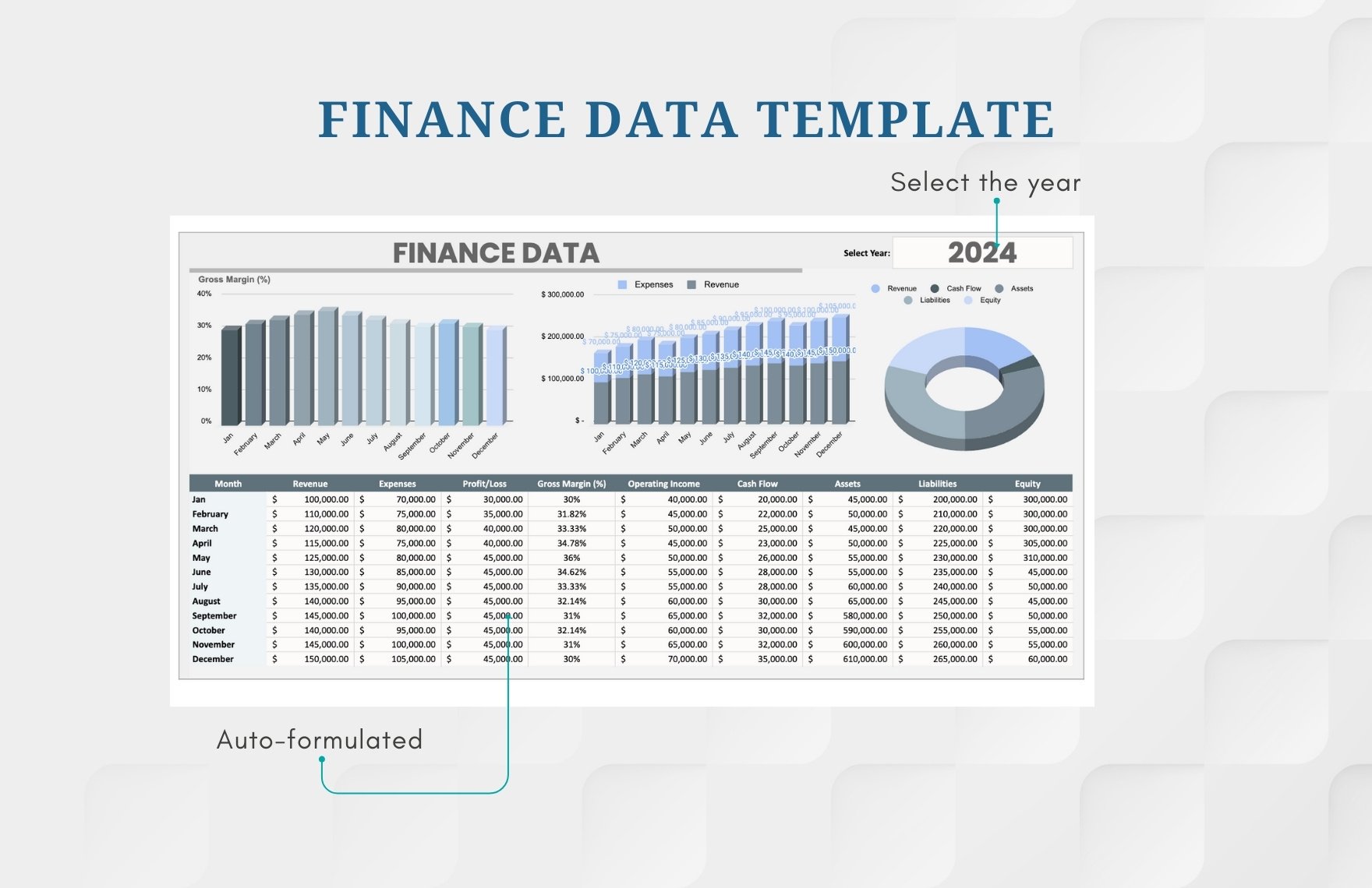Finance Data Template