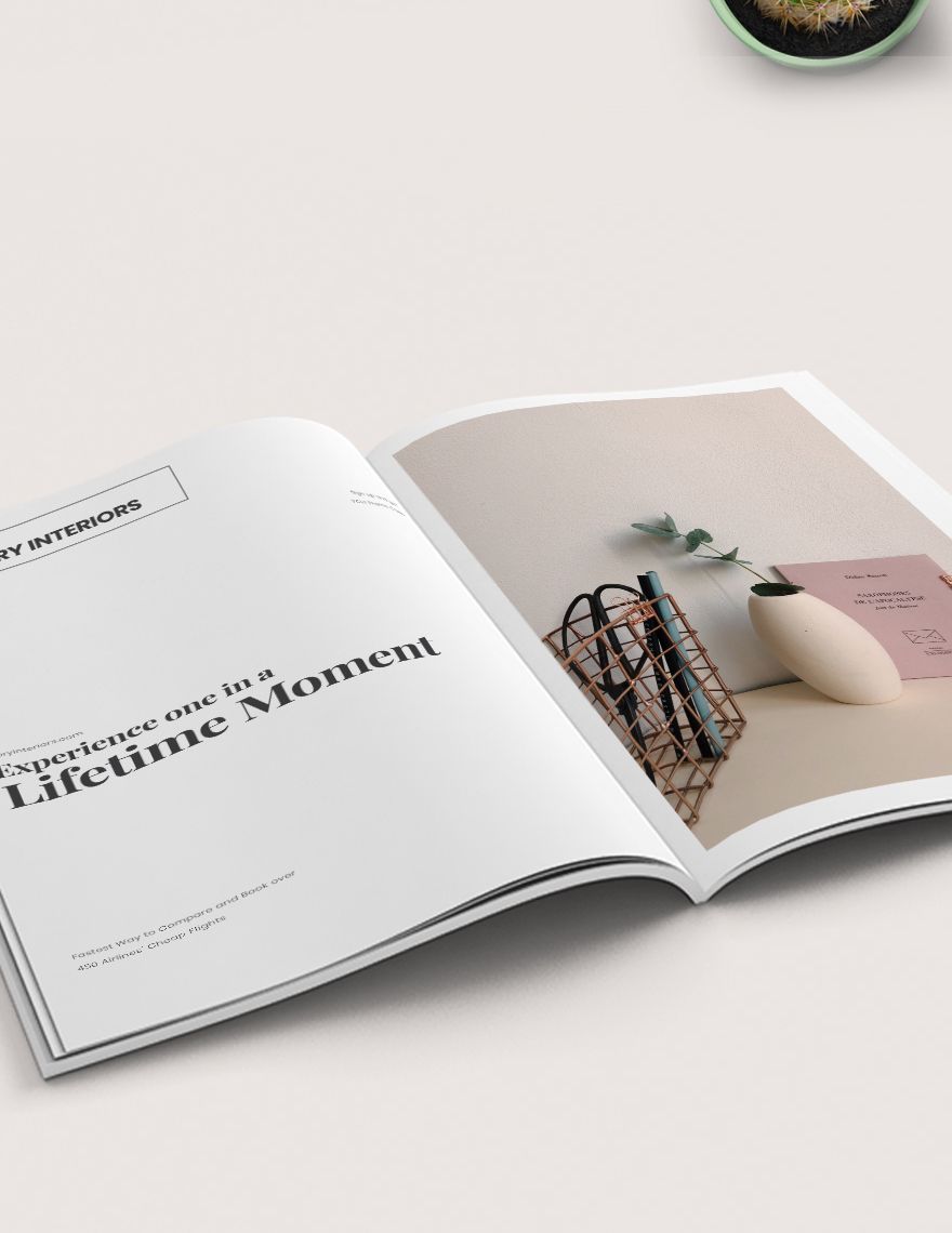 Basic Interior Design Magazine Template