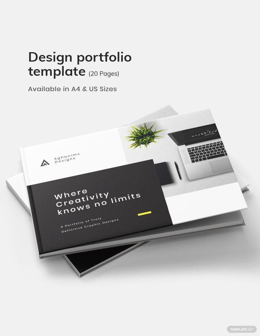 Design Portfolio Template Download in Word, Apple Pages, Publisher