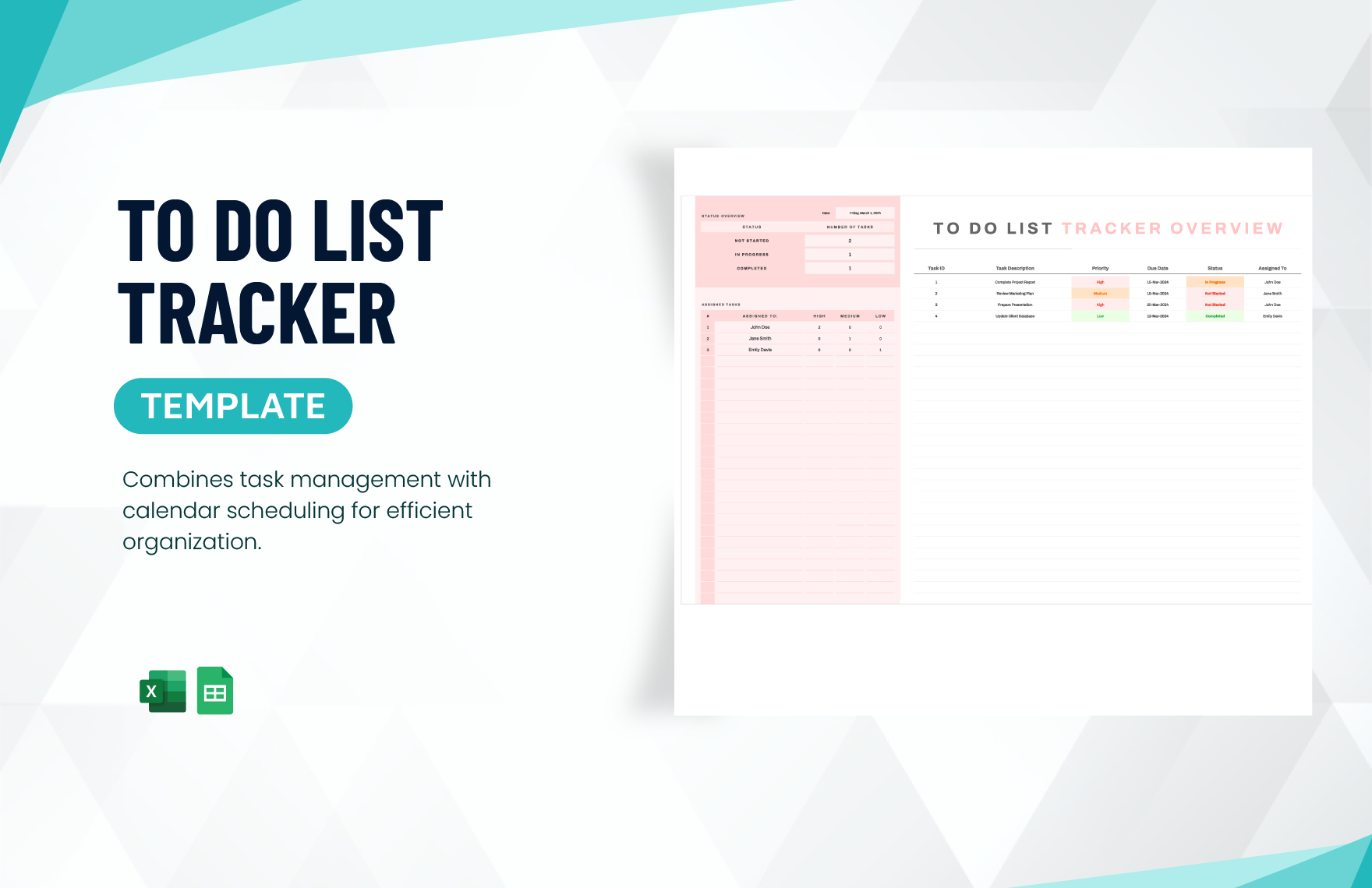 To Do List Tracker Template in Excel, Google Sheets - Download | Template.net