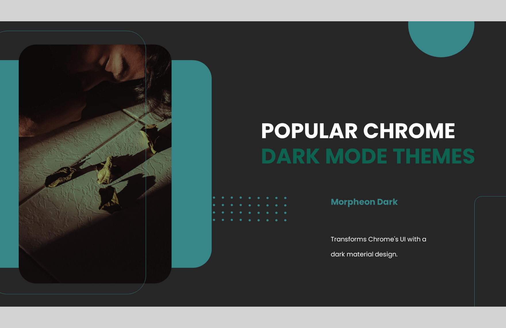 Chrome Dark Mode Themes Template