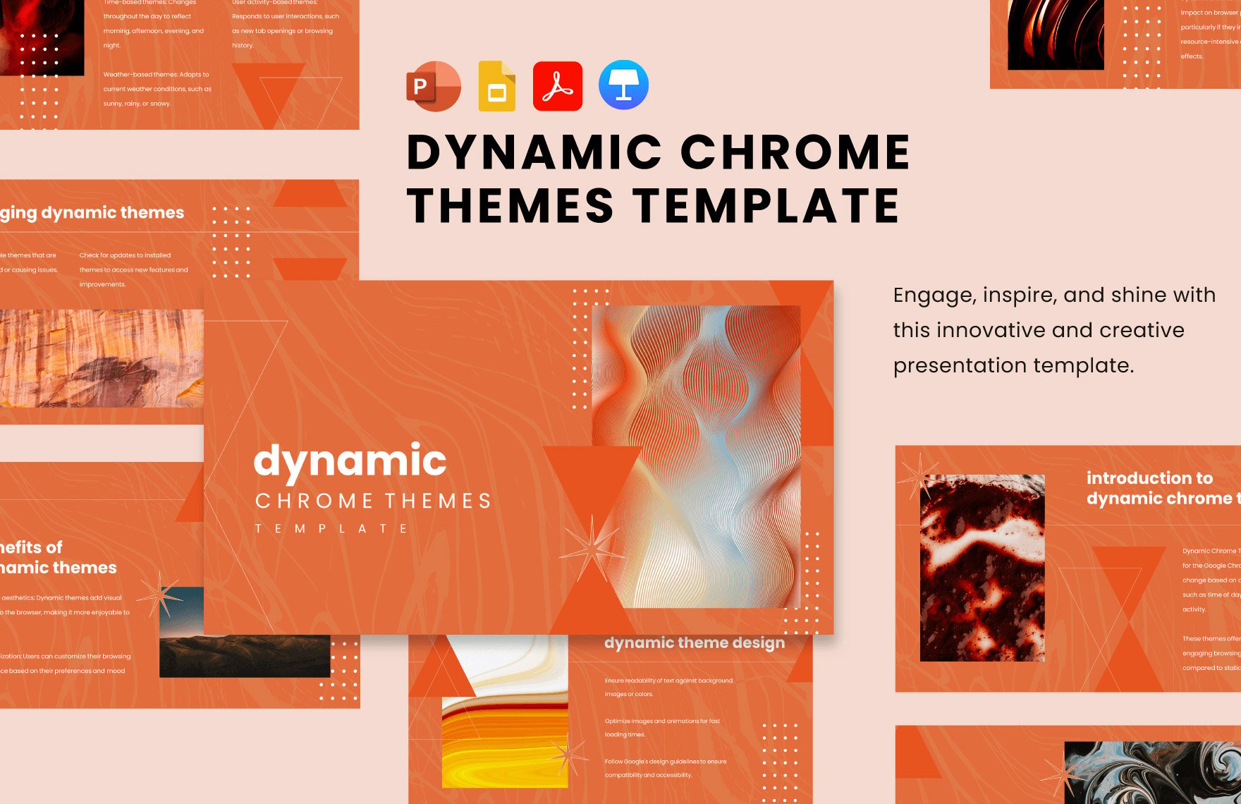 Dynamic Chrome Themes Template in PDF, PowerPoint, Google Slides, Apple Keynote