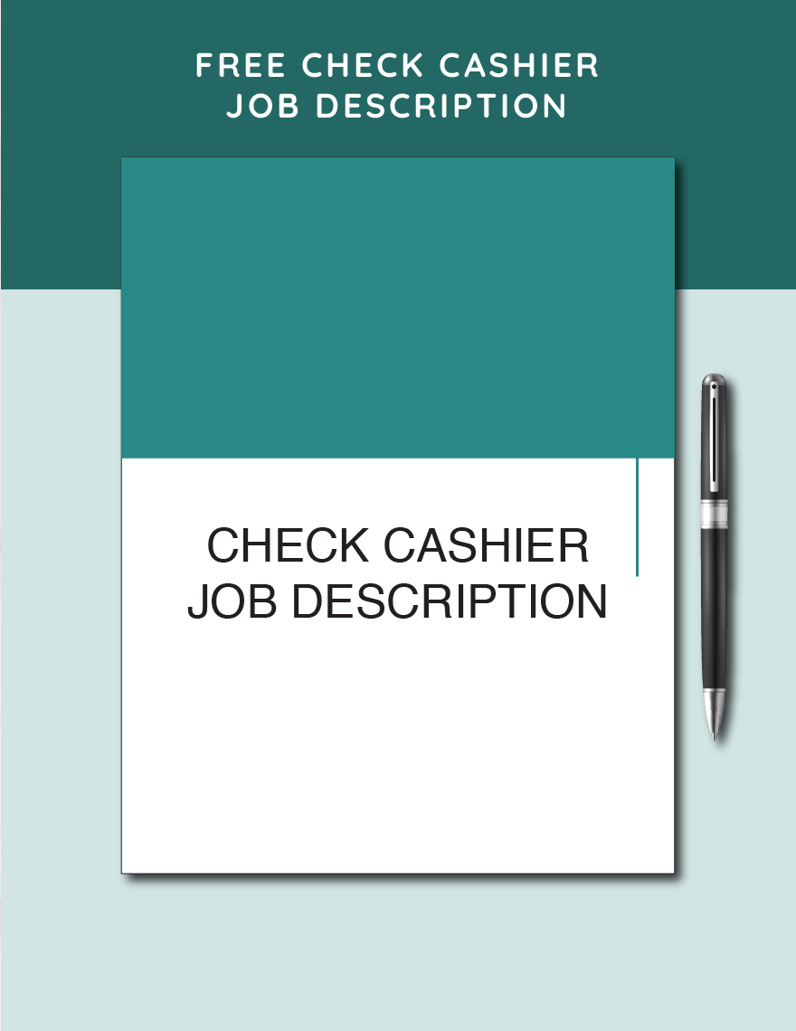 Check word templates design free download template