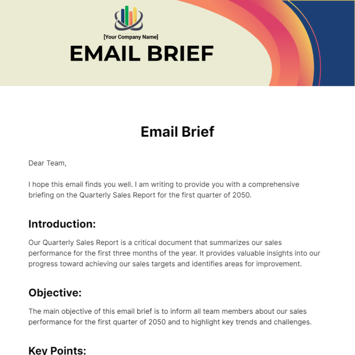 Email Brief Template - Edit Online & Download