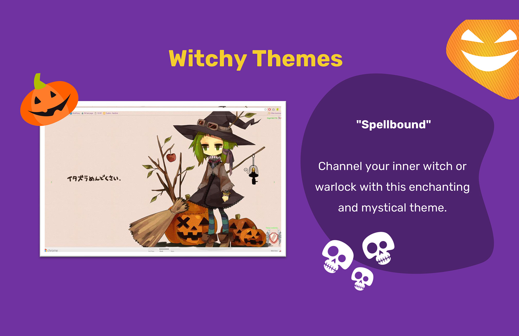 Halloween Chrome Themes Template