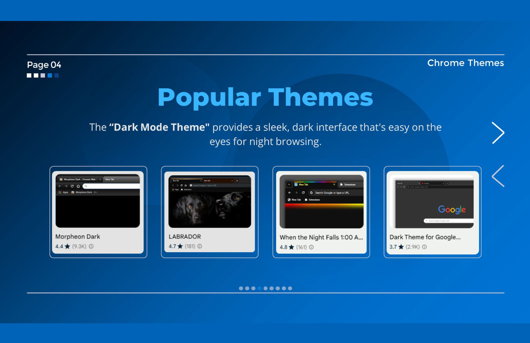 Chrome Web Browser Themes Template