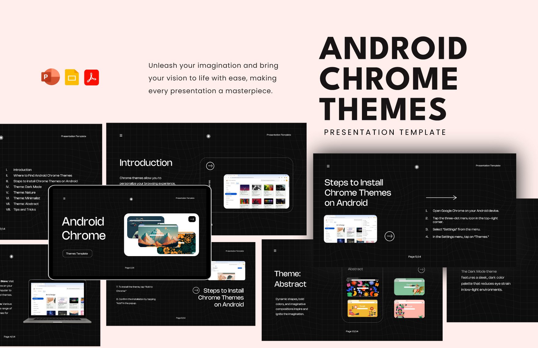 Android Chrome Themes Template