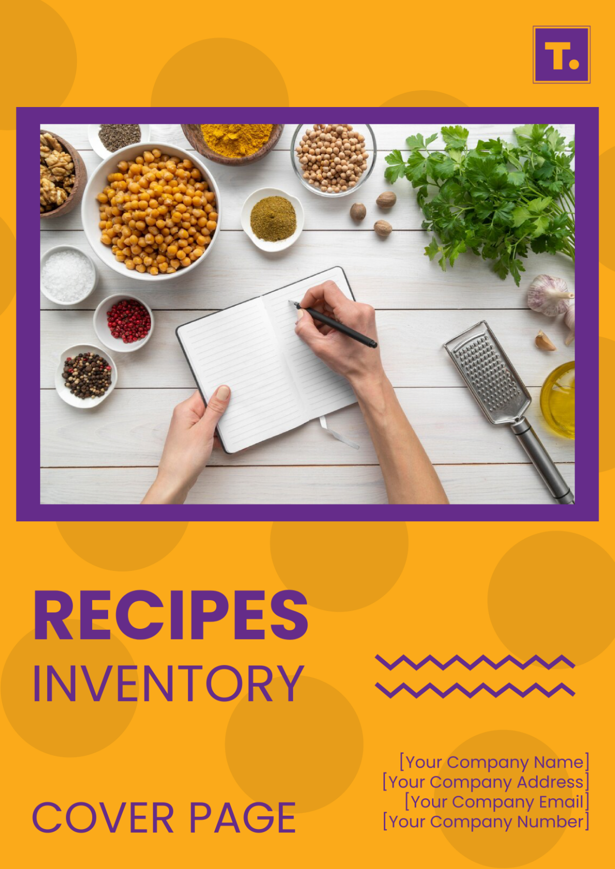 Recipes Inventory Cover Page