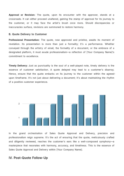 Free Sales Quote SOP Template to Edit Online