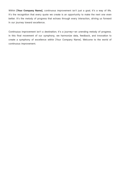 Free Sales Quote SOP Template to Edit Online