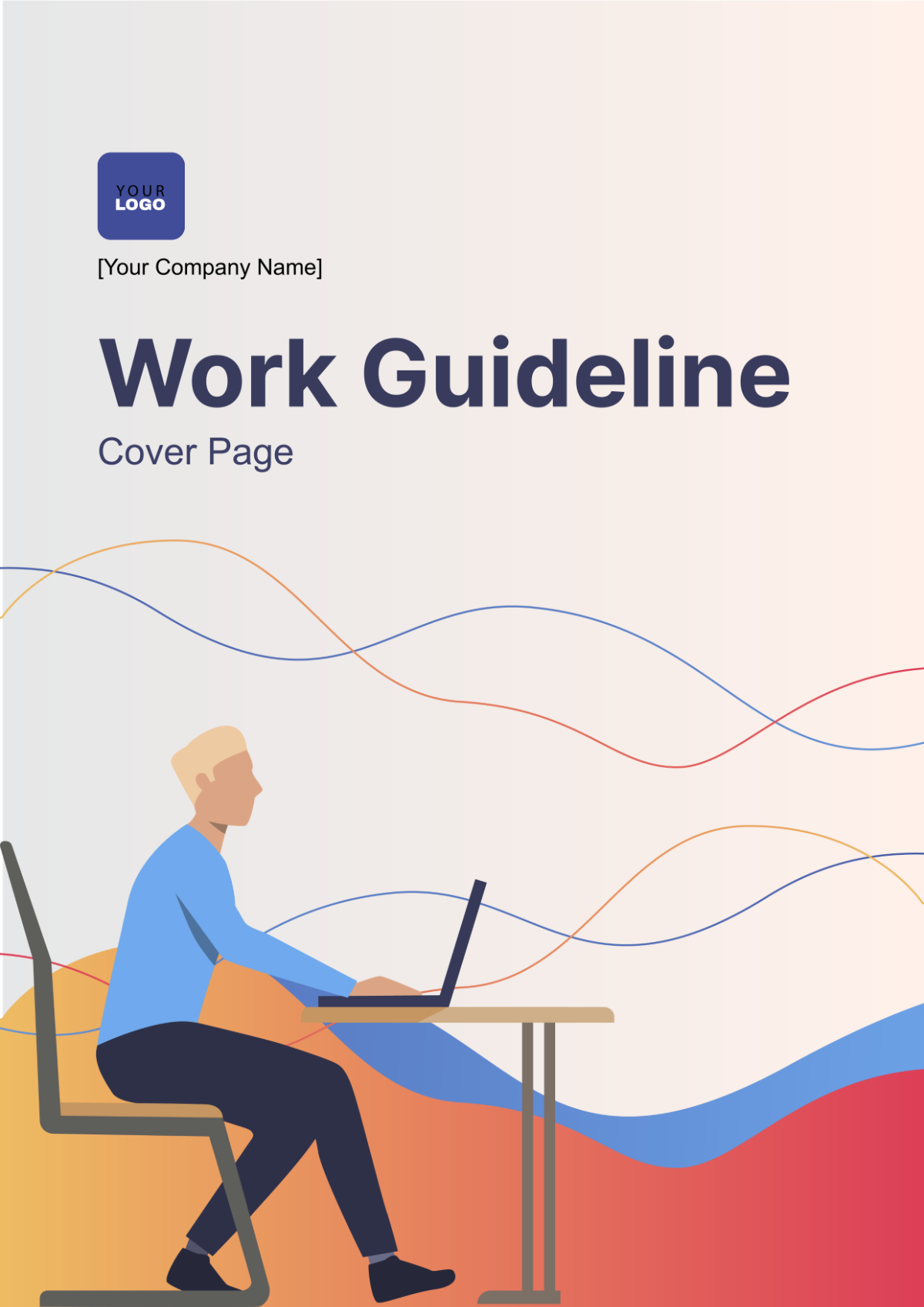 Work Guideline Cover Page Template
