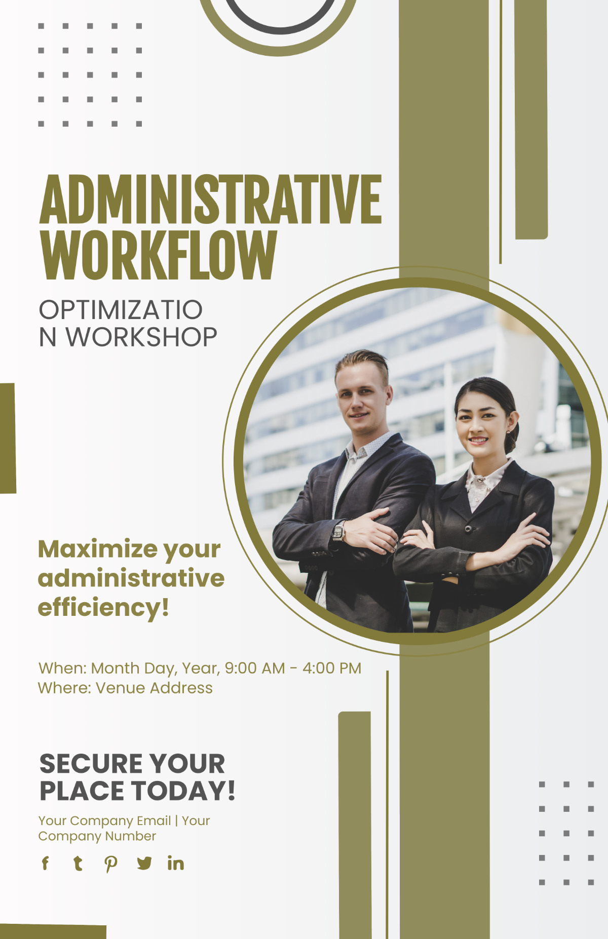 Administrative Workflow Optimization Workshop Poster