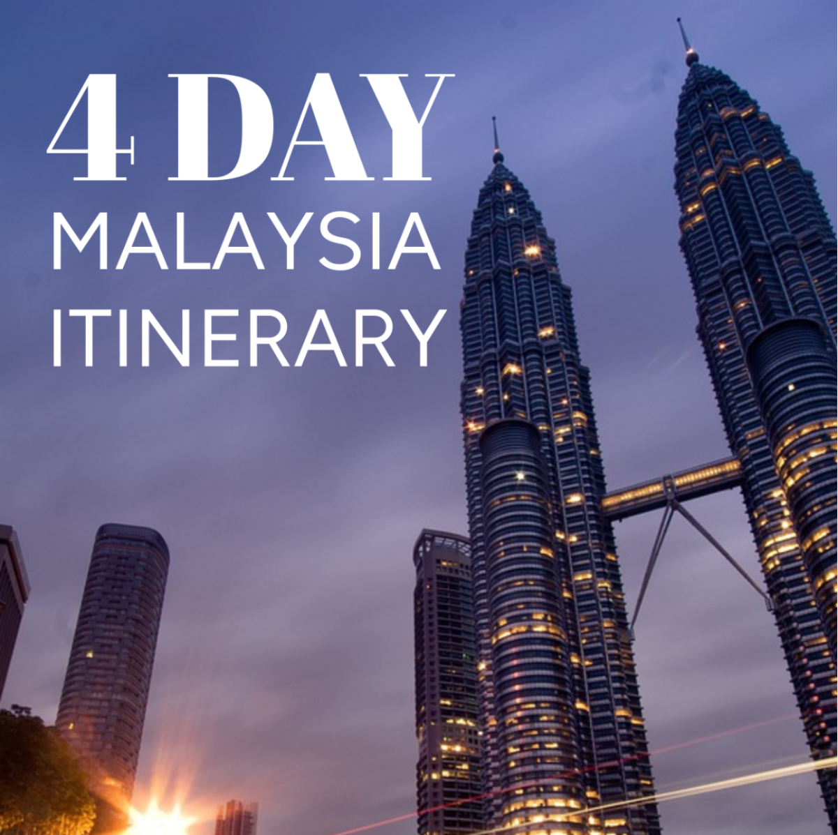 4 Day Malaysia Itinerary Template - Edit Online & Download