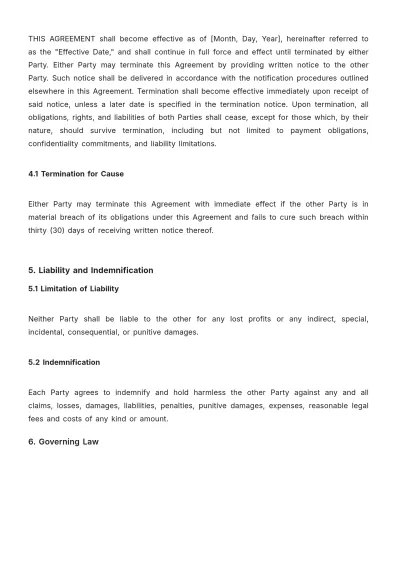 Free Sales B2B Quote SLA Template to Edit Online