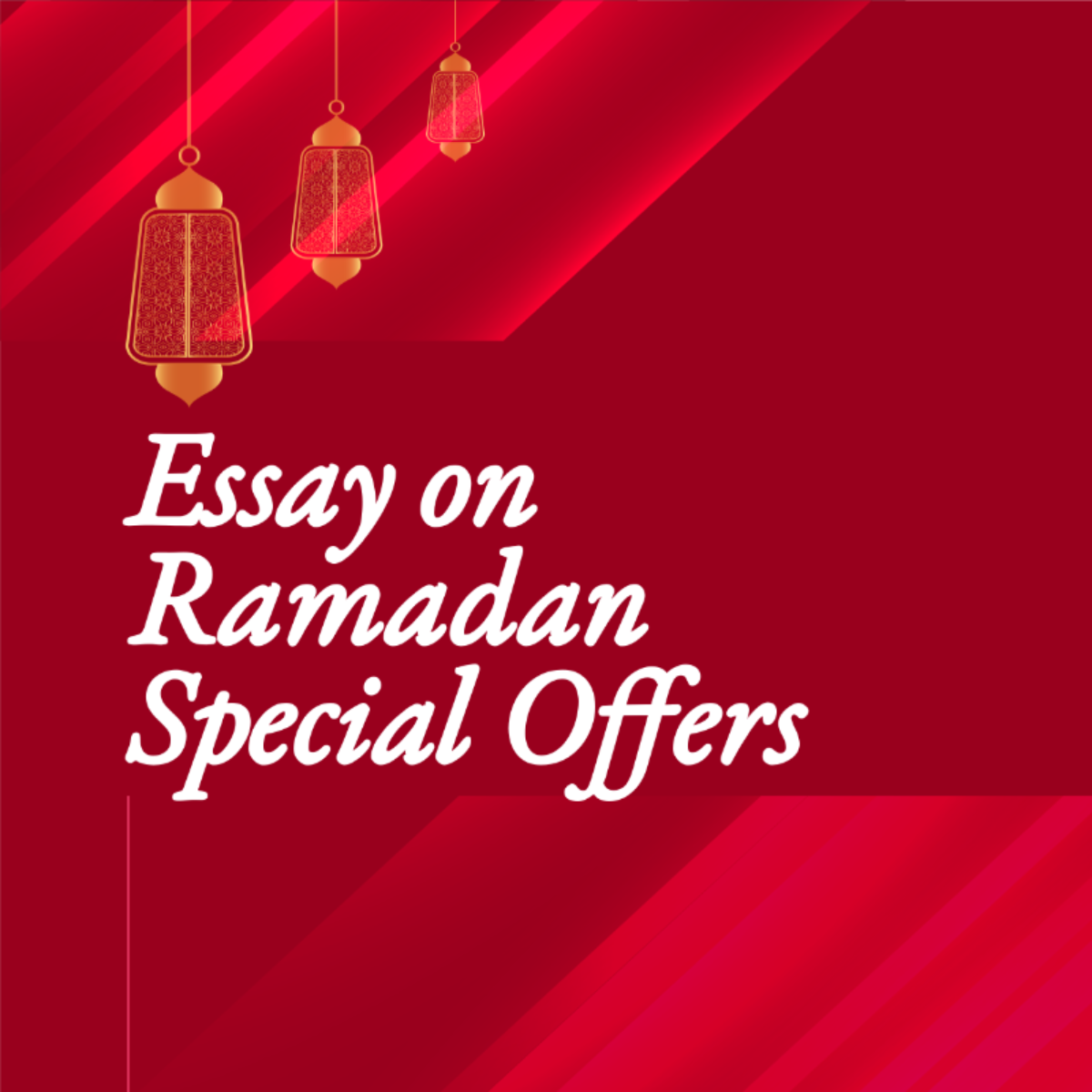 Ramadan Discounts and Promotions Essay Template
