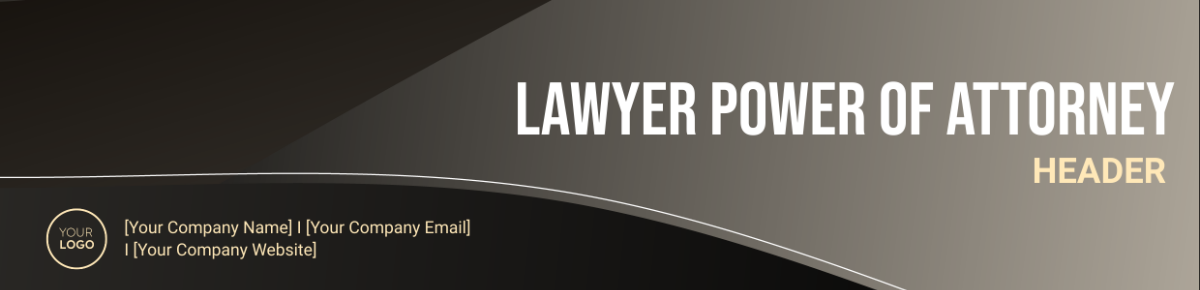 Lawyer Power Of Attorney Header