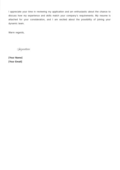 Free Administrative Assistant Cover Letter to Edit Online