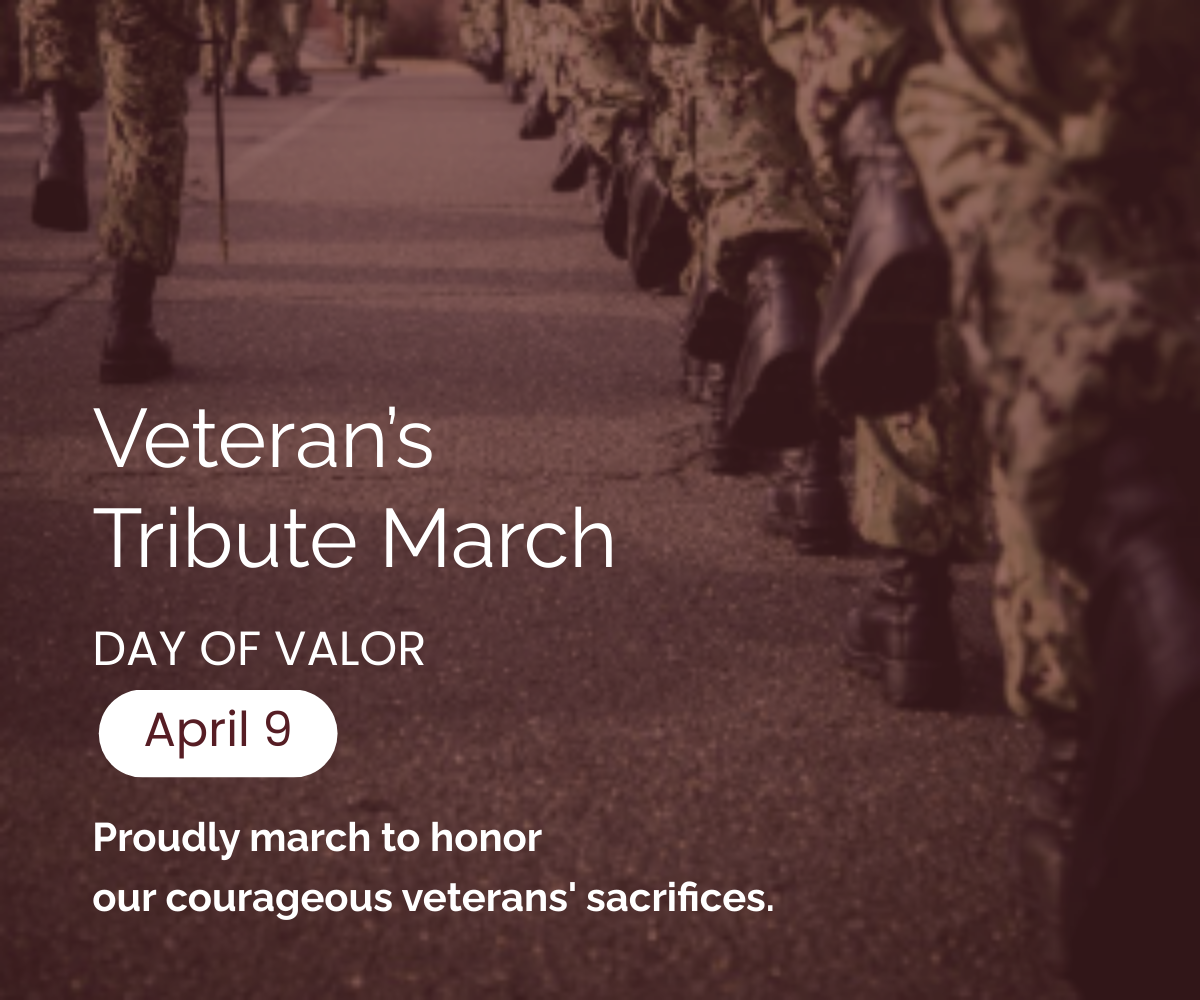  Day of Valor  Ad Banner Template