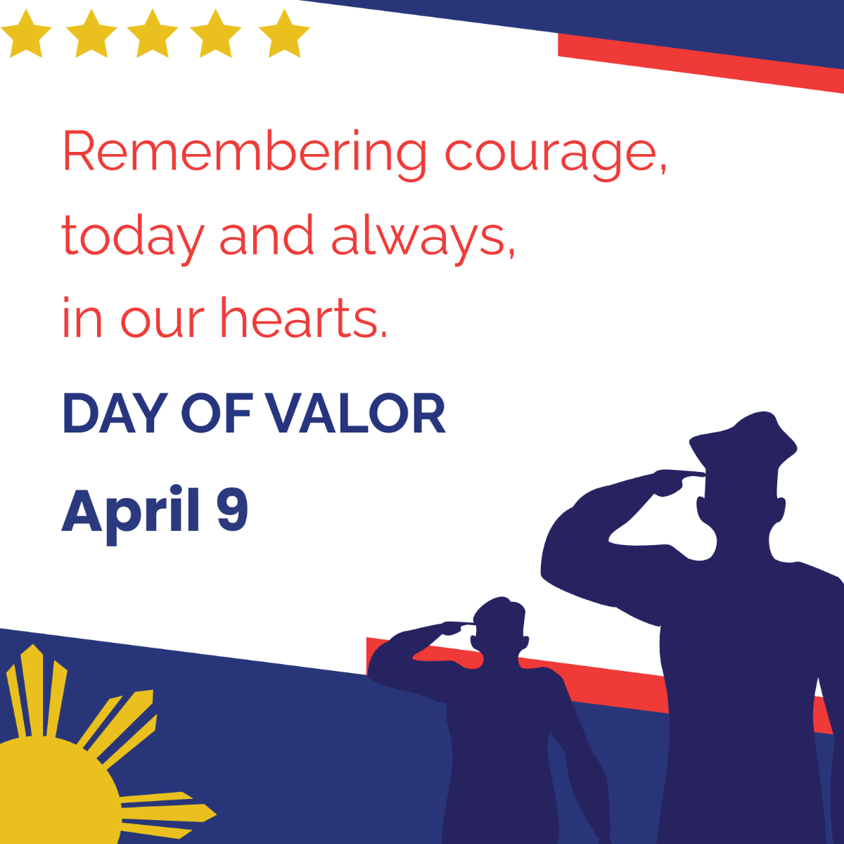  Day of Valor  LinkedIn Post Template