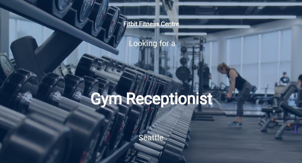Free Gym Receptionist Job Description Template.jpe
