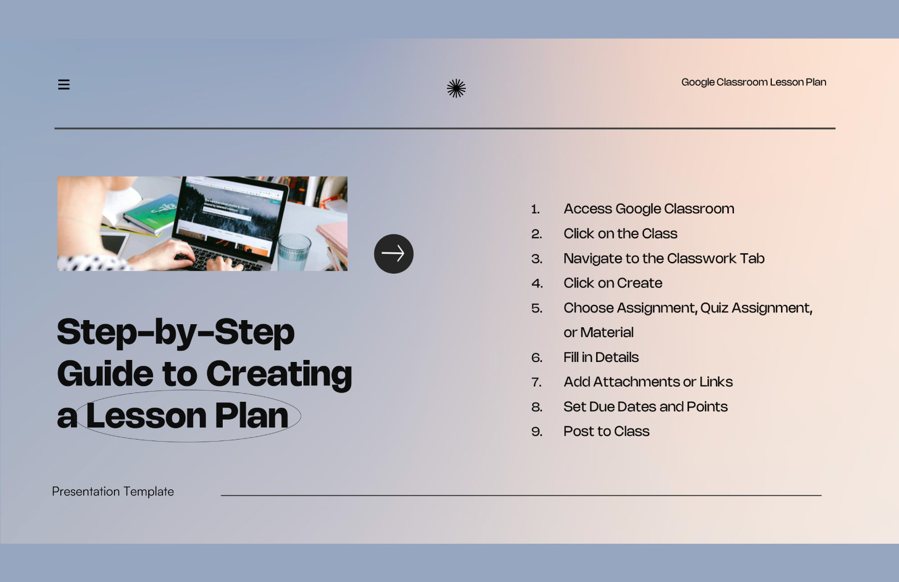Google Classroom Lesson Plan Template