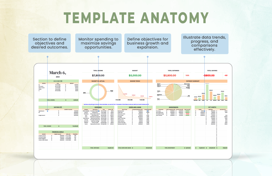 Planner for Small Business Template