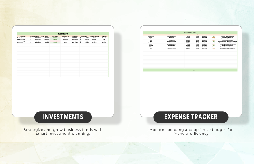 Planner for Small Business Template