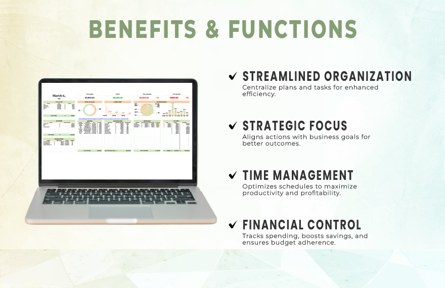 Planner for Small Business Template