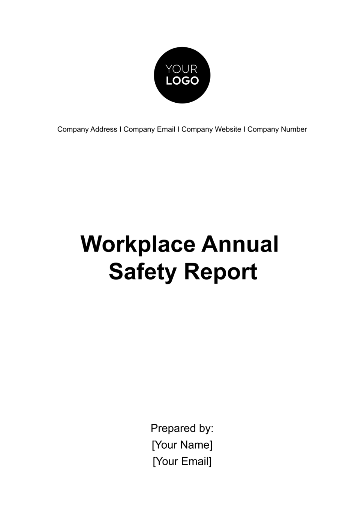 Workplace Annual Safety Report Template - Edit Online & Download