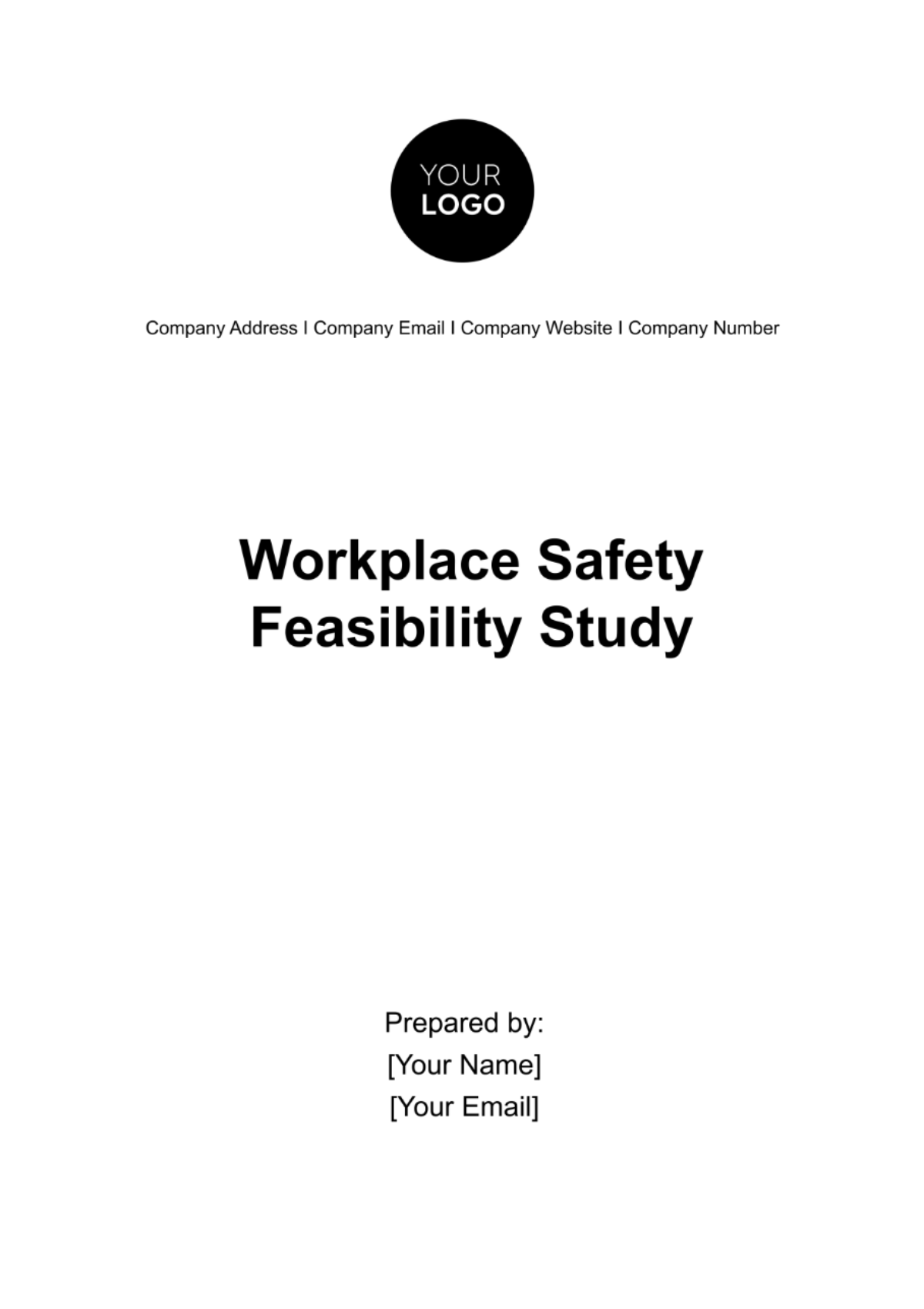 Workplace Safety Feasibility Study Template