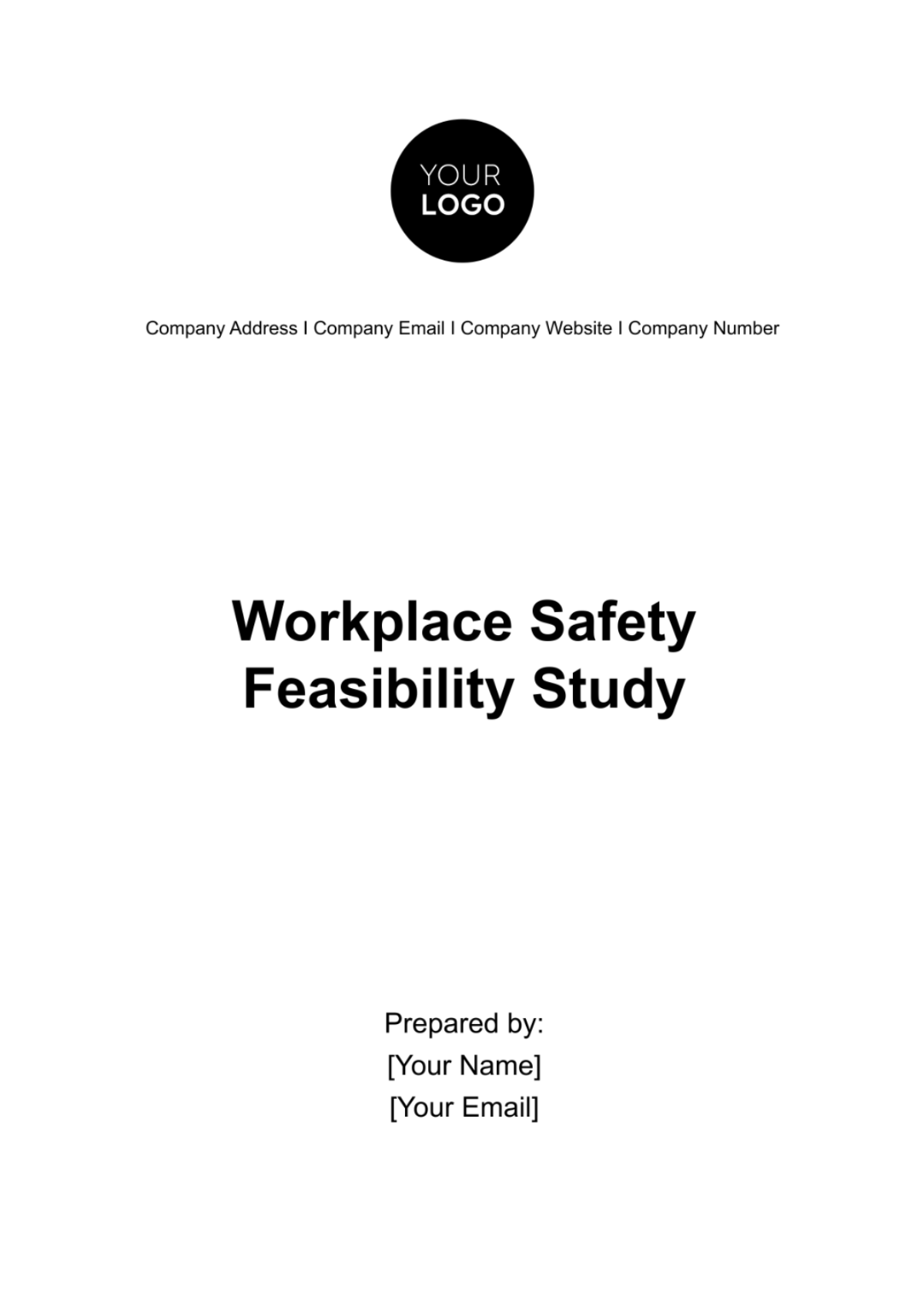 Workplace Safety Feasibility Study Template - Edit Online & Download