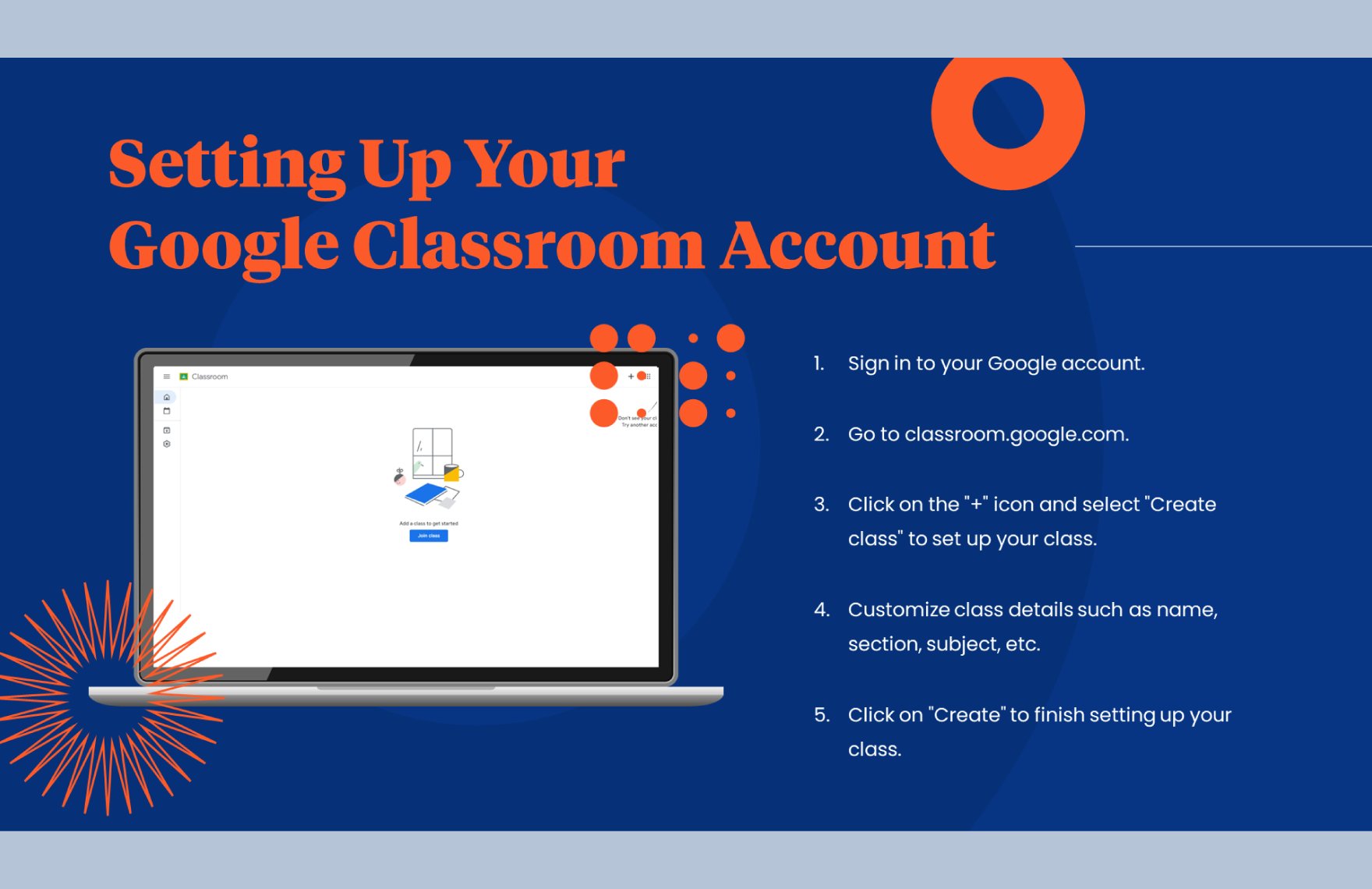 Google Classroom for Students Template